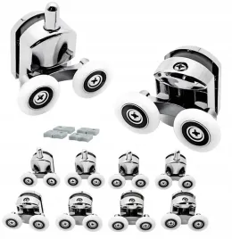 rolki-do-kabiny-prysznicowej-kolka-podwojne-komplet-8szt-23mm-chromowane