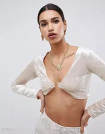 asos-motel-krotki-welurowy-top-z-kolkiem
