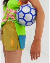 asos-musztardowe-krotkie-spodenki-sport