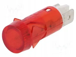 c282000naa-kontrolka-z-neonowka-plaska-czerwony-230vac-otw-fi-12mm