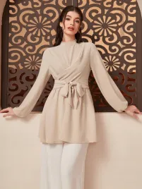 shein-bezowa-tunika-twist-z-paskiem-l-094