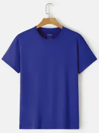 shein-niebieski-gladki-t-shirt-meski-m-460