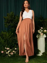 shein-brazowa-spodnica-ciazowa-rozciecie-xxl-13722