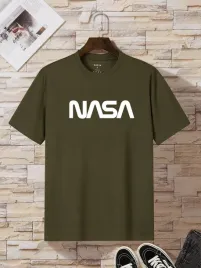 shein-zielony-meski-t-shirt-z-printem-nasa-xl-32310
