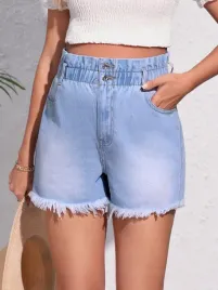 shein-niebieskie-ciazowe-jeansowe-krotkie-spodenki-paperbag-m-46461