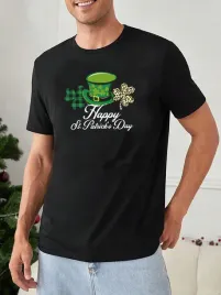 shein-czarny-meski-t-shirt-z-zielonym-printem-st-patricks-day-xl-06840