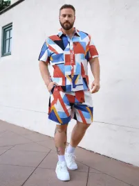 shein-komplet-krotkie-spodenki-koszula-wzor-geometryczny-3xl-51434