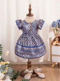 shein-granatowa-sukienka-ze-zlotym-wzorem-krotki-rekaw-12-18m-92572