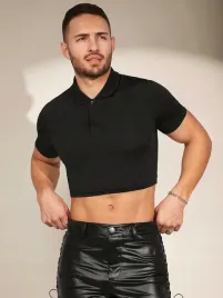 shein-czarna-krotka-meska-koszulka-polo-m-07036