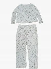 shein-bialy-ciazowy-komplet-pizamowy-koszula-spodnie-wzor-xl-11107