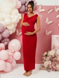 shein-czerwona-sukienka-ciazowa-maxi-na-ramiaczkach-lejacy-dekolt-l-22086