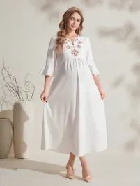shein-biala-ciazowa-sukienka-trapezowa-z-falbanami-rekaw-3-4-m-99701