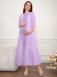 shein-fioletowa-bawelniana-trapezowa-sukienka-ciazowa-z-falbanami-m-93891