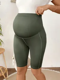 shein-zielone-ciazowe-krotkie-spodenki-legginsy-kolarki-l-08002