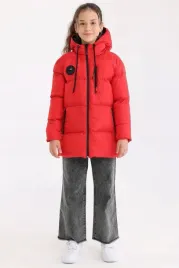 shein-czerwona-puchowa-kurtka-unisex-kaptur-zasuwane-kieszenie-6-7y-mk007