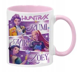 huntrix-k-pop-demon-hunters-kubek-rozowe-wnetrze-i-ucho-z-nadrukiem-330-ml
