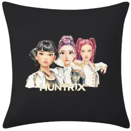 poduszka-welurowa-czarna-huntrix-k-pop-demon-hunters-40x40