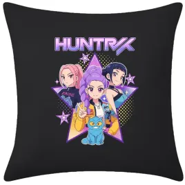 poszewka-na-poduszke-welurowa-czarna-huntrix-k-pop-demon-hunters-40x40