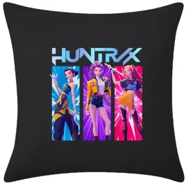 poduszka-welurowa-czarna-huntrix-k-pop-demon-hunters-40x40