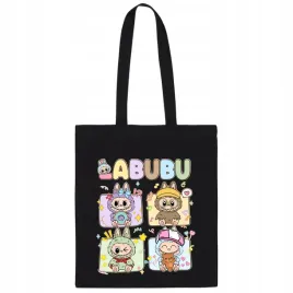 labubu-torba-czarna-shoperka-na-ramie-bawelniana