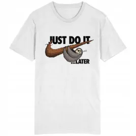 just-do-it-later-koszulka-leniwiec-leniuch-parodia