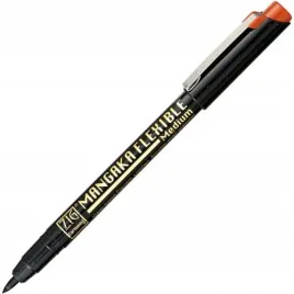 pisak-pedzelkowy-brush-pen-kuretake-mangaka-flexible-black-medium-sepia