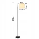 lampa-podlogowa-175cm-e27-led-abazur-stan-nowy