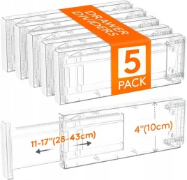 5-szt-lifewit-separator-do-szuflad-28-445-cm-plastikowe-wysokosc-10-cm