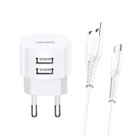 ladowarka-sieciowa-usams-t20-2x-usb-2-1a-kabel-microusb-katowa-okragla