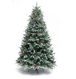 choinka-premium-starrylights-osniezona-z-szyszkami-i-jarzebina-210x100cm