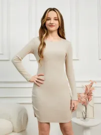 shein-bezowa-bawelniana-sukienka-prazkowana-z-dlugim-rekawem-16y-34772