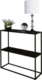 industrialna-czarna-konsola-do-ustawienia-w-korytarzu-przedpokoju-gabinecie