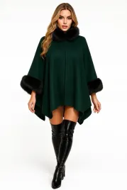 ponczo-damskie-poncho-narzutka-wiosenna-uniwersalne-zielone-one-size
