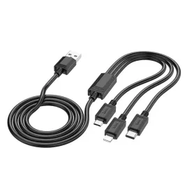 kabel-3w1-usb-a-do-lightning-micro-usb-usb-c-hoco-2a-x74-1-m-czarny