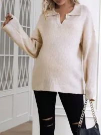 shein-bezowy-sweter-ciazowy-z-kolnierzykiem-drop-shoulder-s-89191