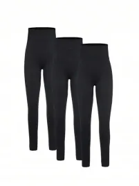 shein-3pak-czarne-bezszwowe-legginsy-sportowe-wysoki-stan-12y-82322