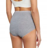 sloggi-figi-damskie-basic-maxi-46-szary-melanz-stan-nowy