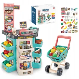 duzy-supermarket-dla-dzieci-kasa-fiskalna-wozek-stragan-47-elementow