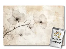 fototapeta-flizelina-rysunek-grafika-kwiaty-bez-sepia-retro-350x250-klej