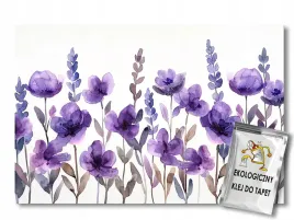 fototapeta-flizelina-akwarela-laka-fioletowe-kwiaty-lawenda-100x75-klej