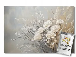 fototapeta-flizelina-bukiet-kwiaty-roze-trawy-zboze-klosy-300x210-klej