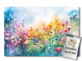 fototapeta-flizelina-pejzaz-lato-laka-ogrod-kolorowe-kwiaty-300x210-klej