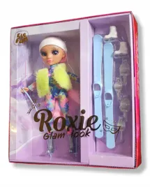 elefun-roxie-glam-look-lalka-rozowe-wlosy-narty-lyzwy