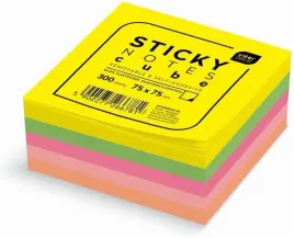 karteczki-samoprzylepne-kostka-notes-bloczek-interdruk-sticky-75x75-neon