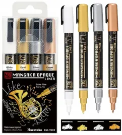 pisak-dekoracyjny-zestaw-marker-07-mm-kuretake-zig-mangaka-opaque-liner-4k