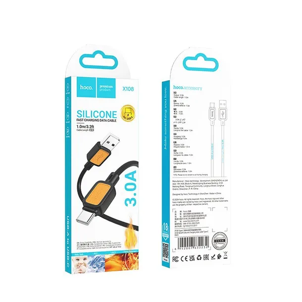 kabel-usb-a-do-usb-c-hoco-3a-1-m-x108-czarny-stan-nowy-kod-producenta-6942007632232