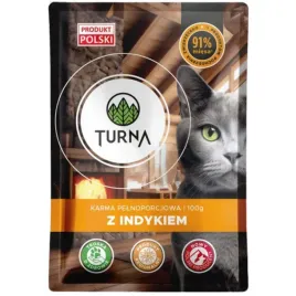 karma-mokra-dla-kota-z-indykiem-turna-cats-100g-saszetka-bez-zboz-naturalna