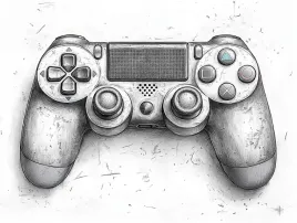 obraz-na-plotnie-canvas-grafika-szkic-pad-kontroler-gaming-konsola-80x60