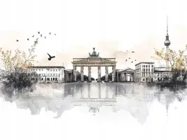 obraz-na-plotnie-canvas-miasto-panorama-berlin-brama-wieza-tv-szkic-80x60