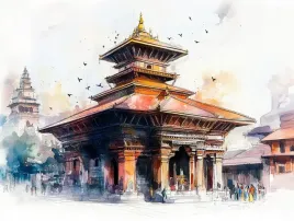 obraz-na-plotnie-canvas-katmandu-swiatynia-nepal-plac-durbar-orient-80x60